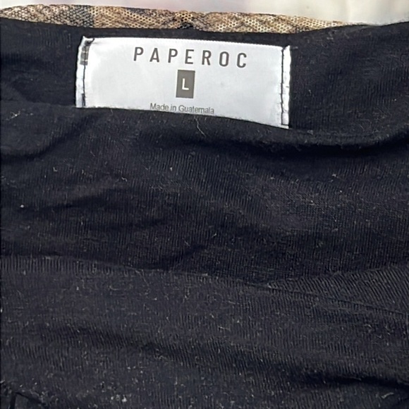 PAPEROC SNAKE PRINT CROP CAMI TOP, sz L - Picture 6 of 7